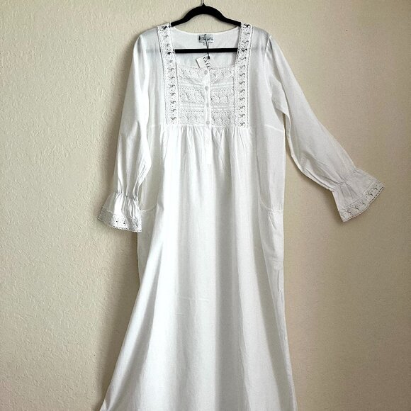 The 1 for U Cotton Victorian Nightgown, Isabella (Large) NWT - Picture 1 of 10
